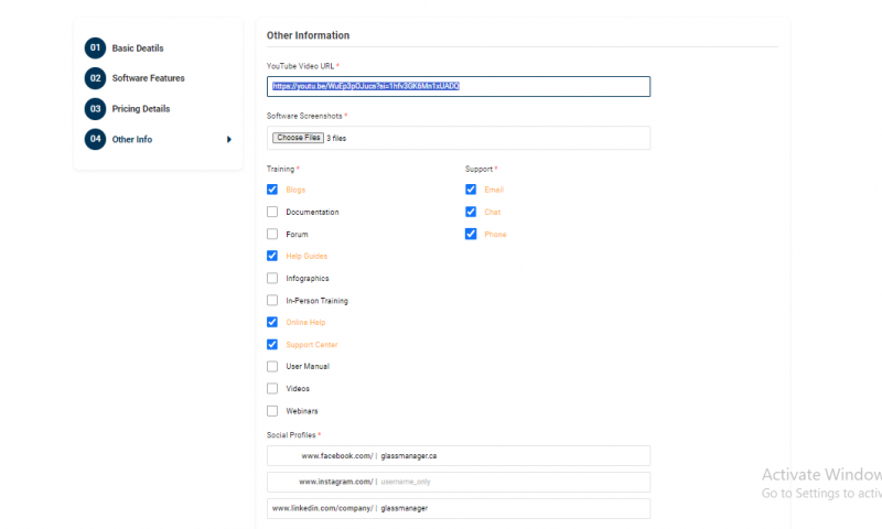 GlassManager Other Information